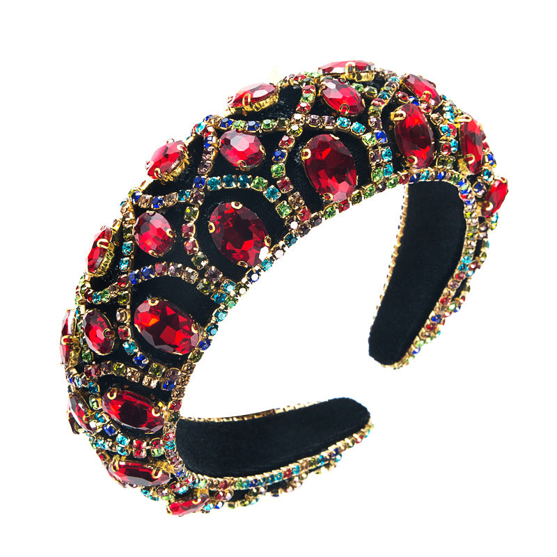 Wholesale Wide Brimmed Sponge Velvet Headband
